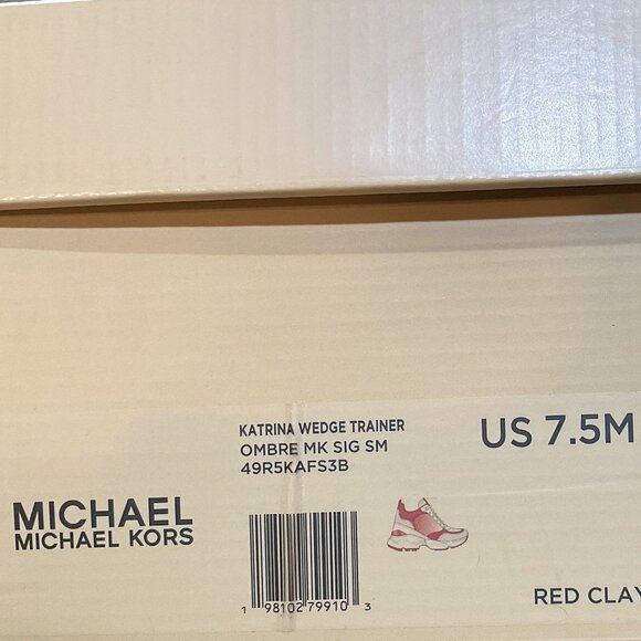 NWT Michael Kors Katrina Wedge Trainer - Picture 1 of 5